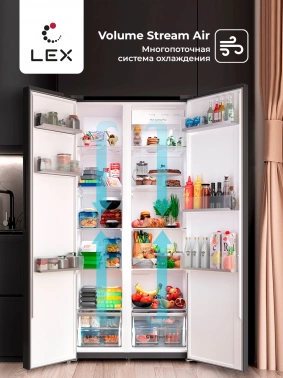 Холодильник Lex LSB530BLID