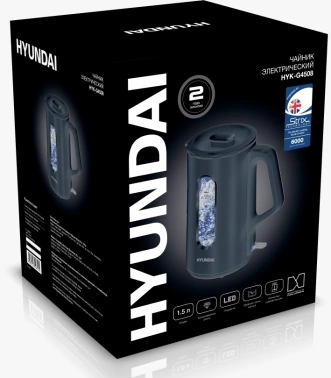 Чайник электрический Hyundai HYK-G4508