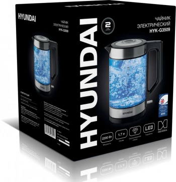 Чайник электрический Hyundai HYK-G3509