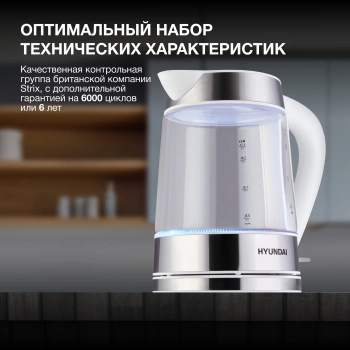 Чайник электрический Hyundai HYK-G3606