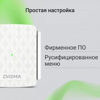 Повторитель беспроводного сигнала Digma D-WR400