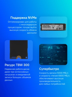 Накопитель SSD Samsung PCIe 4.0 x4 512GB MZVL2512HCJQ-00B00