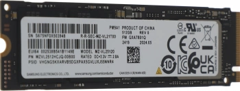 Накопитель SSD Samsung PCIe 4.0 x4 512GB MZVL2512HCJQ-00B00