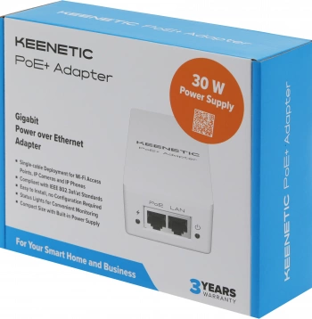 Инжектор PoE+ Keenetic  KN-4510