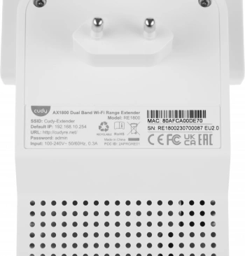 Повторитель беспроводного сигнала Cudy RE1800