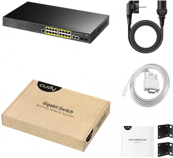 Коммутатор Cudy  GS2018PS2-200W
