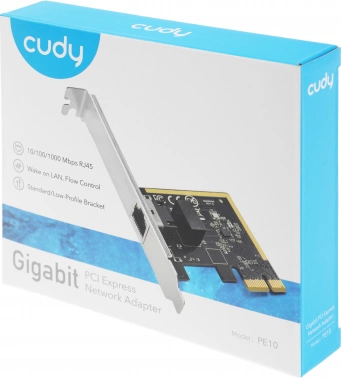 Сетевой адаптер Gigabit Ethernet Cudy PE10