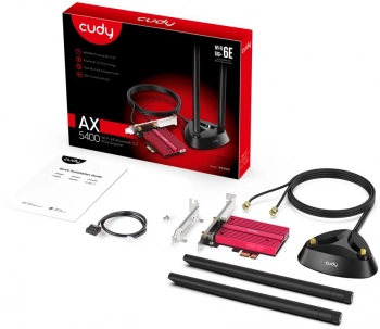 Сетевой адаптер Wi-Fi + Bluetooth Cudy WE4000