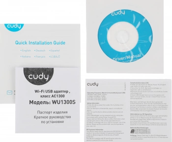 Сетевой адаптер Wi-Fi Cudy WU1300S
