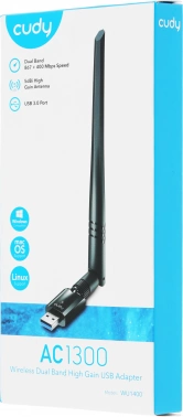 Сетевой адаптер Wi-Fi Cudy WU1400