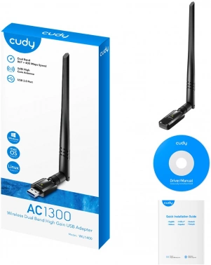 Сетевой адаптер Wi-Fi Cudy WU1400