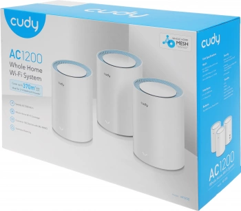 Бесшовный Mesh роутер Cudy M1200