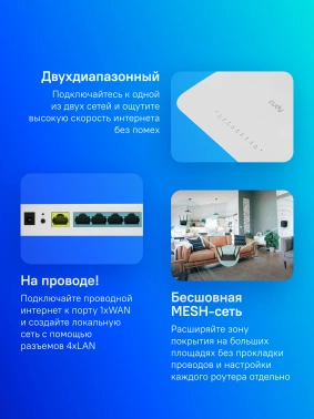 Роутер беспроводной Cudy WR1300