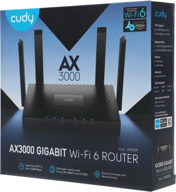 Роутер беспроводной Cudy WR3000