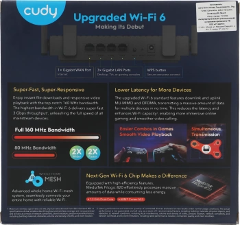 Роутер беспроводной Cudy WR3000