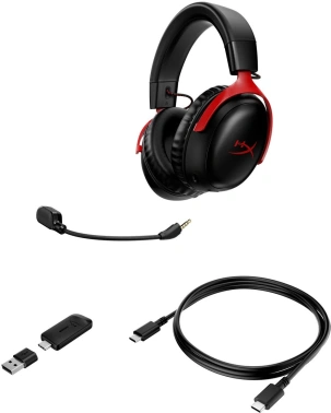 Наушники с микрофоном HyperX Cloud III Wireless