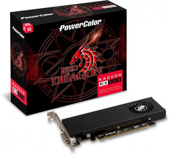 Видеокарта PowerColor PCI-E  AXRX 550 4GBD5-HLE