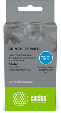 Картридж ленточный Cactus CS-M210-750595YL