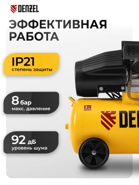 Компрессор поршневой Denzel DCV1800/50
