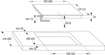 Индукционная варочная поверхность Gorenje GI6421BX