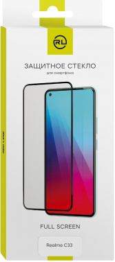 Защитное стекло для экрана Redline прозрачный для Realme C33 1шт. (УТ000033226)