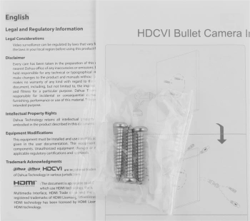 Камера видеонаблюдения аналоговая Dahua  DH-HAC-B1A21P-0280B