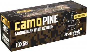 Монокуляр Levenhuk 10-10x 56мм Camo Pine 10x56