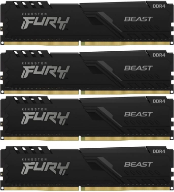 Память DDR4 4x32GB 3200MHz Kingston  KF432C16BBK4/128