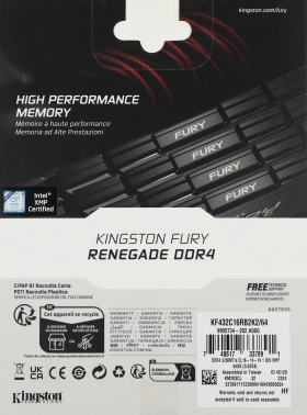 Память DDR4 2x32GB 3200MHz Kingston  KF432C16RB2K2/64