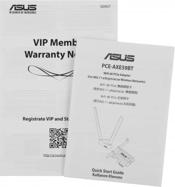 Сетевой адаптер Wi-Fi + Bluetooth Asus PCE-AXE59BT