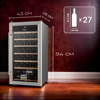 Винный шкаф Tesler CWC-283
