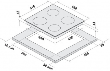 Варочная поверхность Krona Luna