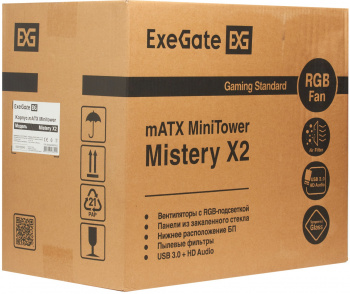 Корпус Exegate Mistery X2