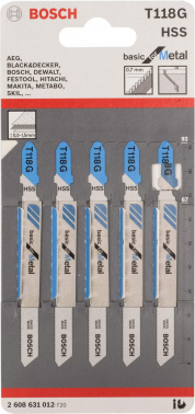 Набор пилок по металлу Bosch T 118 G