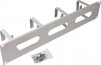 Кабельный органайзер горизонтальный NTSS NTSS-HORG-2U-4(70) односторонний кольца 2U шир.:19
