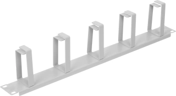 Кабельный органайзер горизонтальный NTSS NTSS-HORG-1U-5(85) односторонний кольца 1U шир.:19