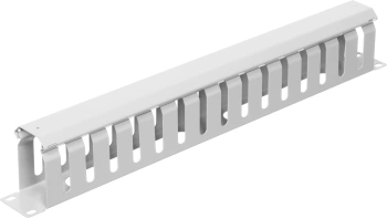 Кабельный органайзер горизонтальный NTSS NTSS-HORGС-1U-(72) односторонний 1U шир.:19