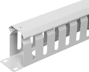 Кабельный органайзер горизонтальный NTSS NTSS-HORGС-1U-(72) односторонний 1U шир.:19