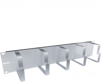 Кабельный органайзер горизонтальный NTSS NTSS-HORG-2U-5(85) односторонний кольца 2U шир.:19