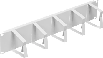 Кабельный органайзер горизонтальный NTSS NTSS-HORG-2U-5(85) односторонний кольца 2U шир.:19