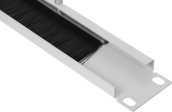 Кабельный органайзер горизонтальный NTSS NTSS-BO-1U односторонний щетки 1U шир.:19