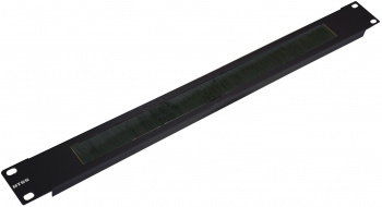 Кабельный органайзер горизонтальный NTSS NTSS-BO-1U-BL односторонний щетки 1U шир.:19