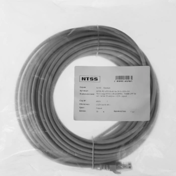 Патч-корд NTSS NTSS-PC-UTP-RJ45-5e-20.0-LSZH-GY