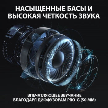 Наушники с микрофоном Logitech G635 Lightsync