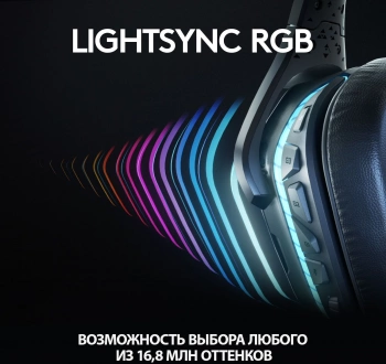 Наушники с микрофоном Logitech G635 Lightsync