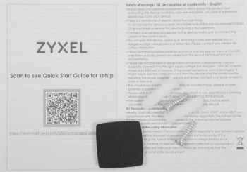 Коммутатор Zyxel  XMG-108-ZZ0101F