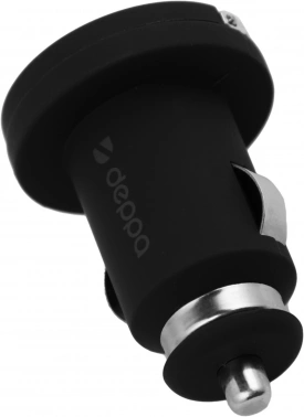 Автомобильное зар./устр. Deppa 10W 2.1A+1A 2xUSB универсальное черный (11204)