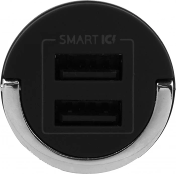 Автомобильное зар./устр. Deppa 10W 2.1A+1A 2xUSB универсальное черный (11204)