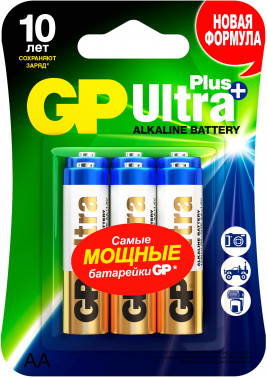 Батарея GP Ultra Plus Alkaline GP 15AUP-2CR6