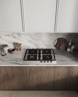 Газовая варочная поверхность Weissgauff HGG 6445 WH Volcano Burner